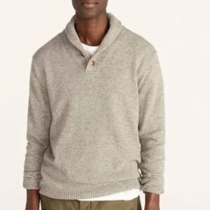 J. Crew Heather Gray Turtleneck Sweater
